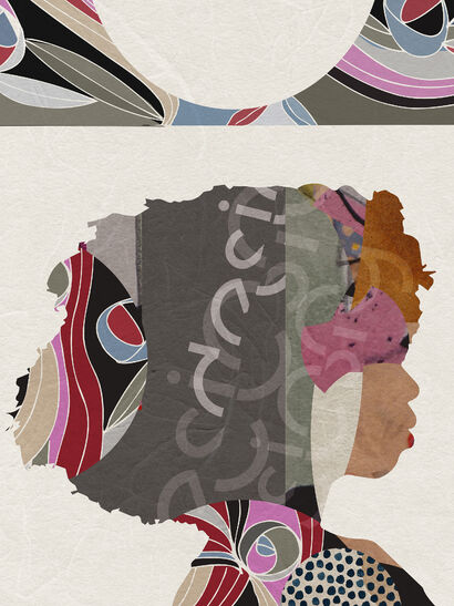 My head in the clouds - a Art Design Artowrk by Bego Lafuente